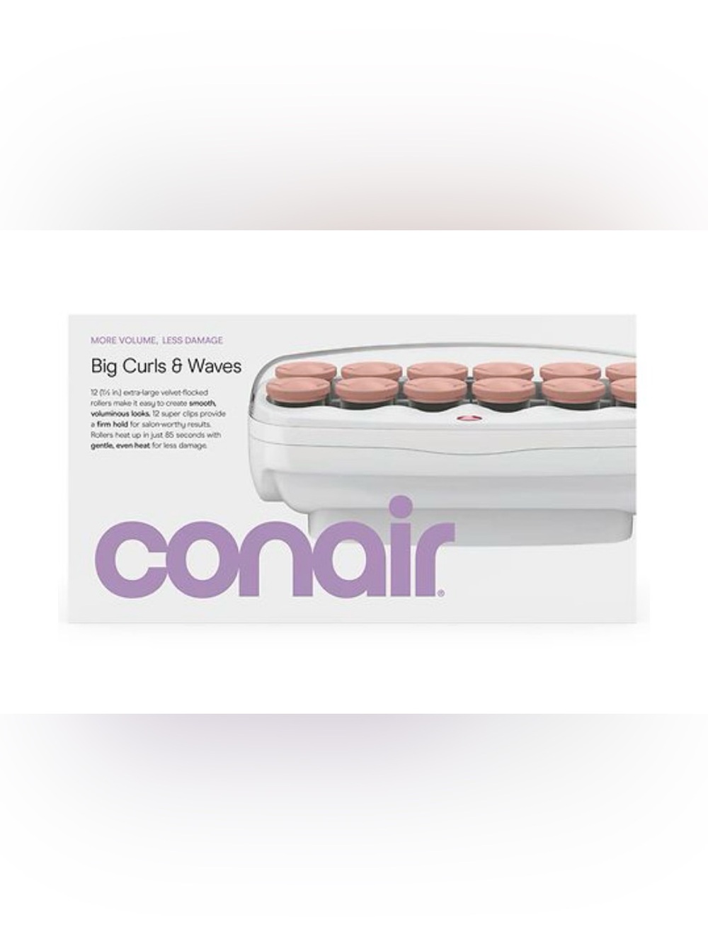 Xtreme Big Curls Hot Rollers | Conair | Bonus Metal & Super Clips | NEW